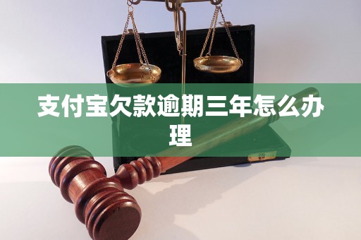 支付宝欠款逾期三年怎么办理