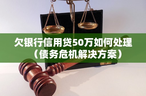 欠银行信用贷50万如何处理（债务危机解决方案）