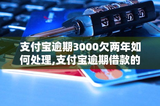 支付宝逾期3000欠两年如何处理,支付宝逾期借款的后果