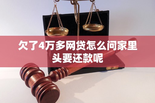 欠了4万多网贷怎么问家里头要还款呢