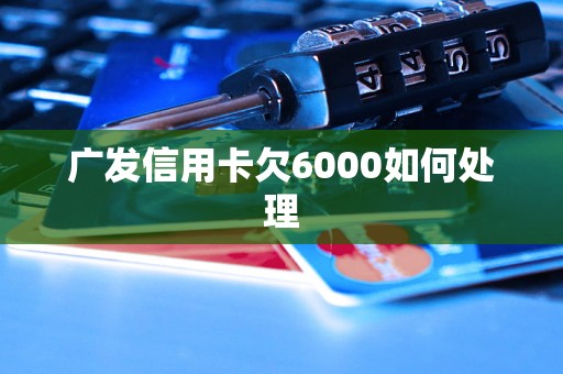 广发信用卡欠6000如何处理