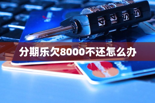 分期乐欠8000不还怎么办