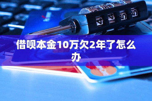 借呗本金10万欠2年了怎么办