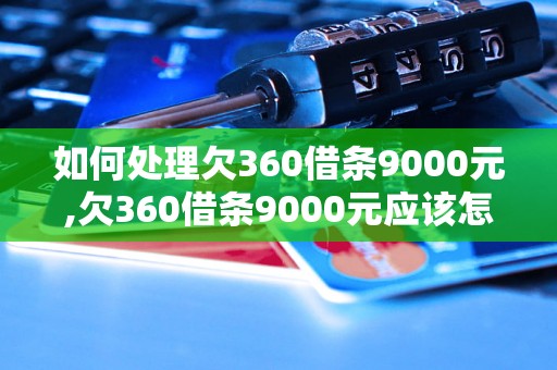 如何处理欠360借条9000元,欠360借条9000元应该怎么办