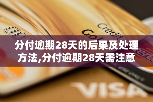 分付逾期28天的后果及处理方法,分付逾期28天需注意的事项