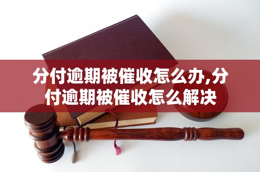 分付逾期被催收怎么办,分付逾期被催收怎么解决