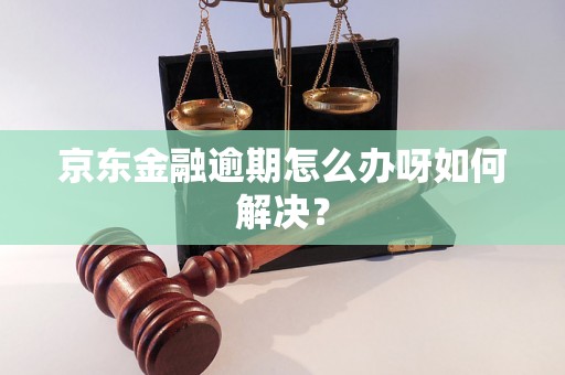 京东金融逾期怎么办呀如何解决？