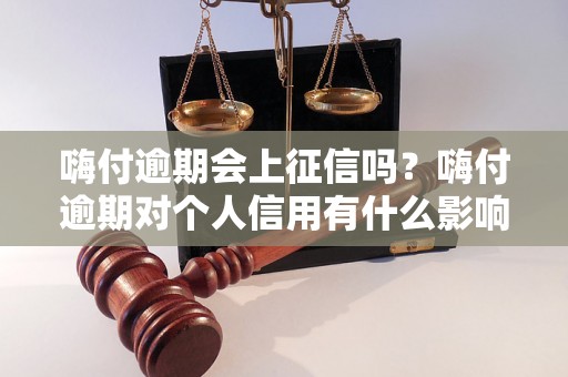 嗨付逾期会上征信吗？嗨付逾期对个人信用有什么影响？