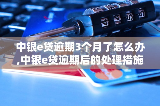 中银e贷逾期3个月了怎么办,中银e贷逾期后的处理措施