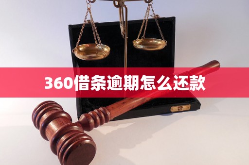 360借条逾期怎么还款