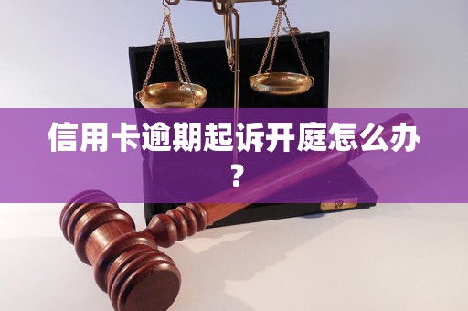 信用卡逾期起诉开庭怎么办？