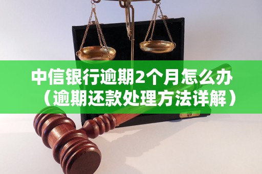 中信银行逾期2个月怎么办（逾期还款处理方法详解）