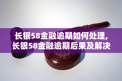 长银58金融逾期如何处理,长银58金融逾期后果及解决办法