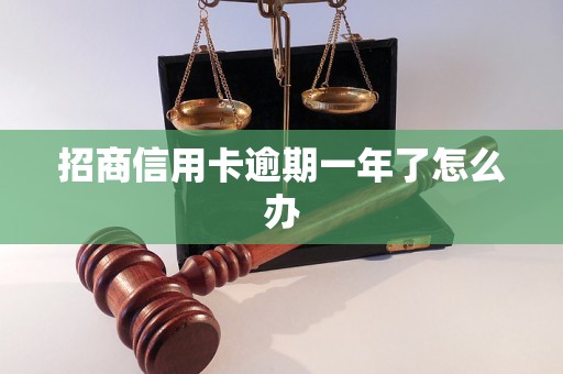 招商信用卡逾期一年了怎么办