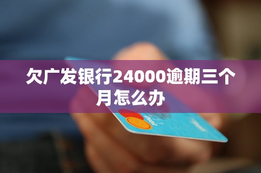 欠广发银行24000逾期三个月怎么办