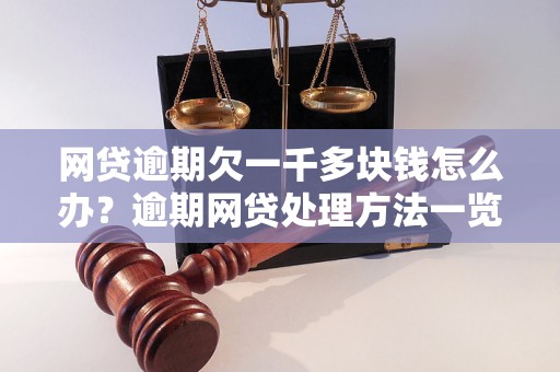 网贷逾期欠一千多块钱怎么办？逾期网贷处理方法一览