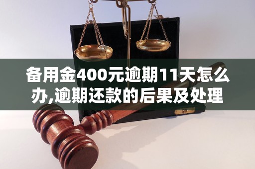 备用金400元逾期11天怎么办,逾期还款的后果及处理方法