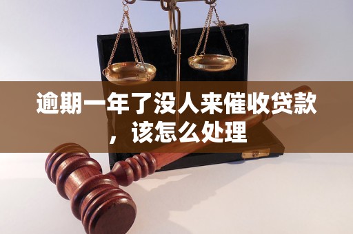 逾期一年了没人来催收贷款，该怎么处理