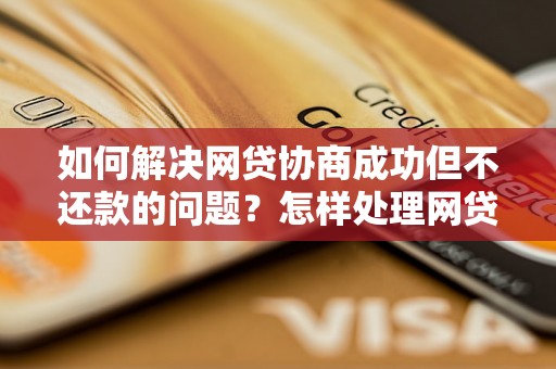 如何解决网贷协商成功但不还款的问题？怎样处理网贷协商成功但不还的情况？