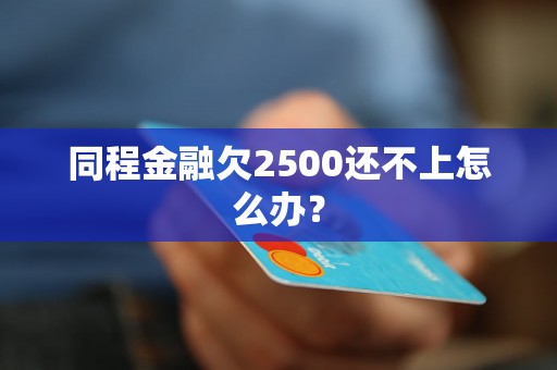 同程金融欠2500还不上怎么办？