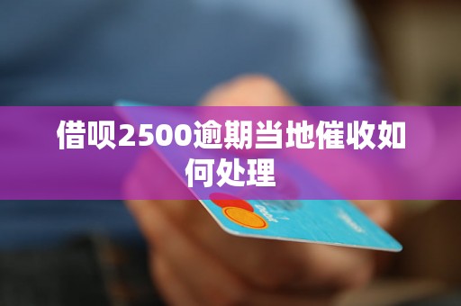 借呗2500逾期当地催收如何处理