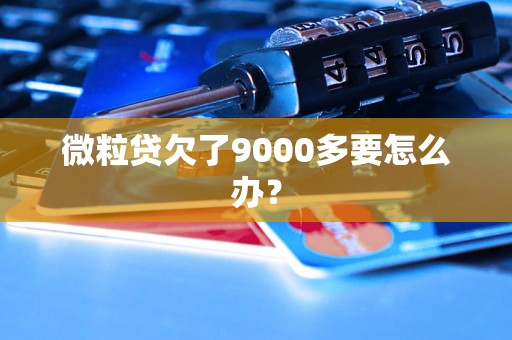 微粒贷欠了9000多要怎么办？