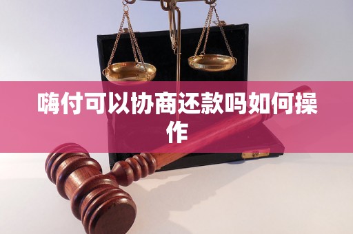 嗨付可以协商还款吗如何操作