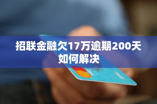 招联金融欠17万逾期200天如何解决