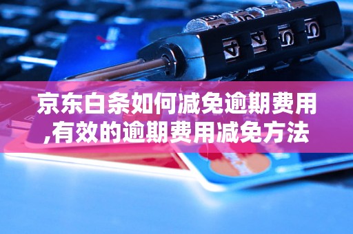 京东白条如何减免逾期费用,有效的逾期费用减免方法