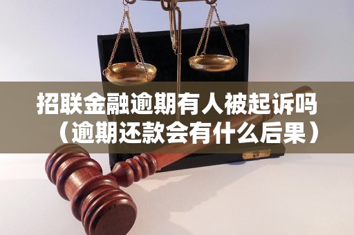 招联金融逾期有人被起诉吗（逾期还款会有什么后果）