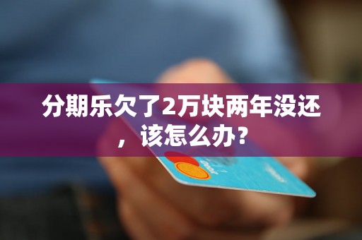 分期乐欠了2万块两年没还，该怎么办？