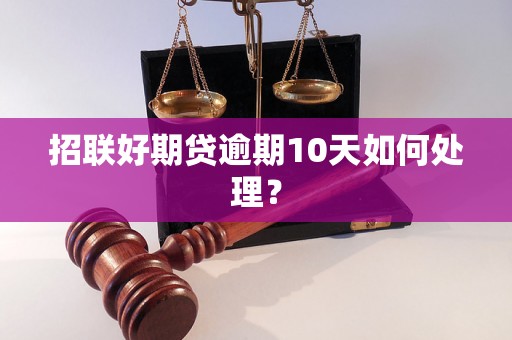 招联好期贷逾期10天如何处理？