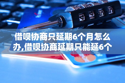 借呗协商只延期6个月怎么办,借呗协商延期只能延6个月吗