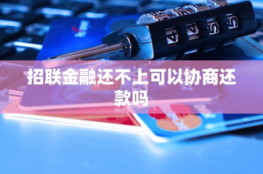 招联金融还不上可以协商还款吗