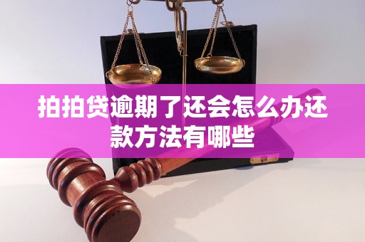 拍拍贷逾期了还会怎么办还款方法有哪些