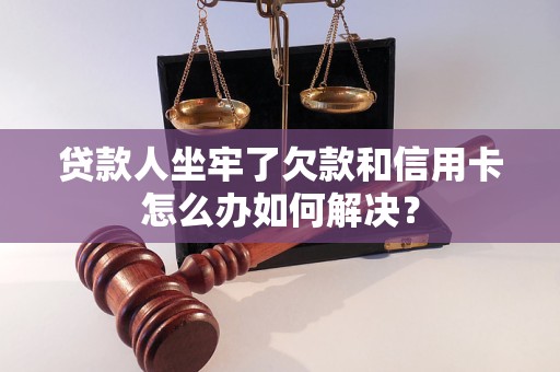 贷款人坐牢了欠款和信用卡怎么办如何解决？