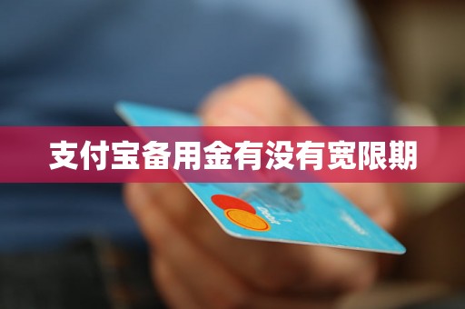 支付宝备用金有没有宽限期