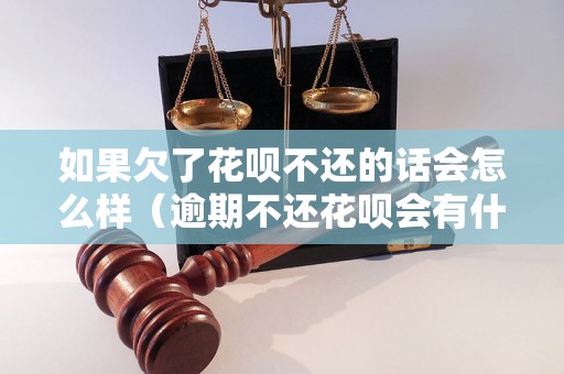 如果欠了花呗不还的话会怎么样（逾期不还花呗会有什么后果）