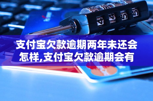 支付宝欠款逾期两年未还会怎样,支付宝欠款逾期会有什么后果