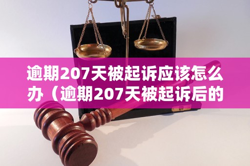 逾期207天被起诉应该怎么办（逾期207天被起诉后的法律后果）