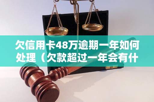 欠信用卡48万逾期一年如何处理（欠款超过一年会有什么后果）