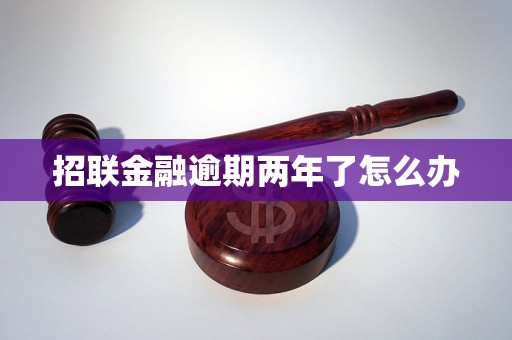 招联金融逾期两年了怎么办