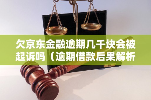 欠京东金融逾期几千块会被起诉吗（逾期借款后果解析）