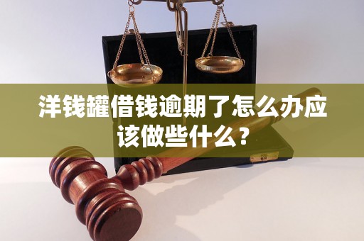 洋钱罐借钱逾期了怎么办应该做些什么？