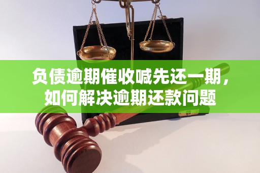 负债逾期催收喊先还一期，如何解决逾期还款问题