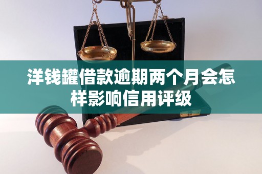 洋钱罐借款逾期两个月会怎样影响信用评级