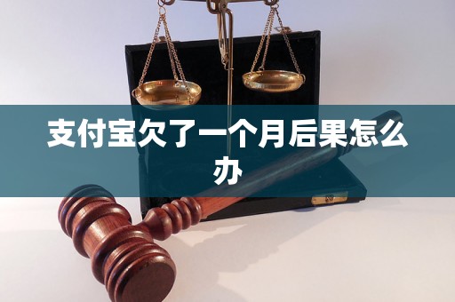 支付宝欠了一个月后果怎么办