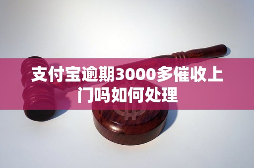 支付宝逾期3000多催收上门吗如何处理