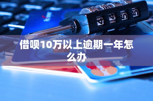 借呗10万以上逾期一年怎么办