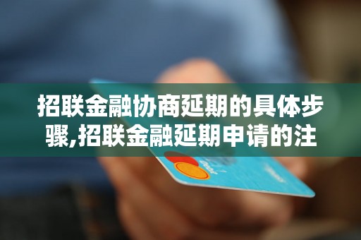 招联金融协商延期的具体步骤,招联金融延期申请的注意事项